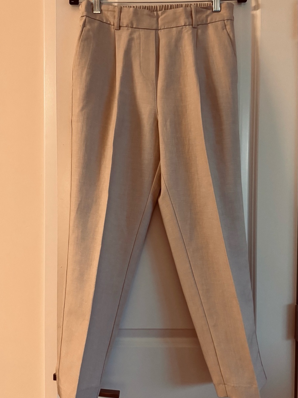 Reiss Light Beige Dress Trousers
